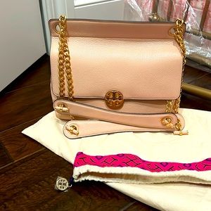 Neutral Tory Burch shoulder bag